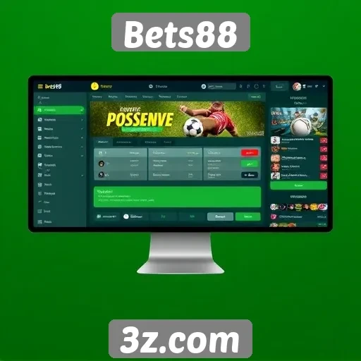 Experiência do usuário na interface do Bets88