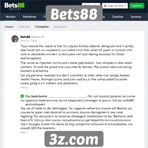 Feedback de usuários sobre a experiência no Bets88